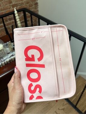 Glossier Pink Beauty Bag